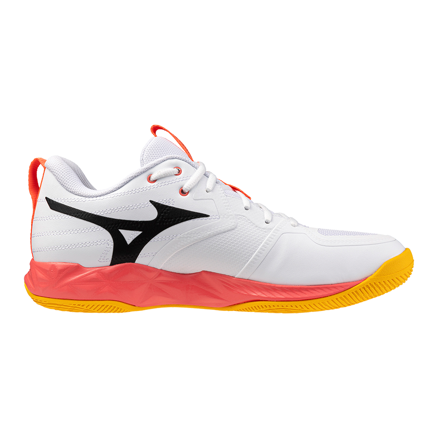 Mizuno WAVE MOMENTUM PRO White/Fiery Coral 2/Citrus